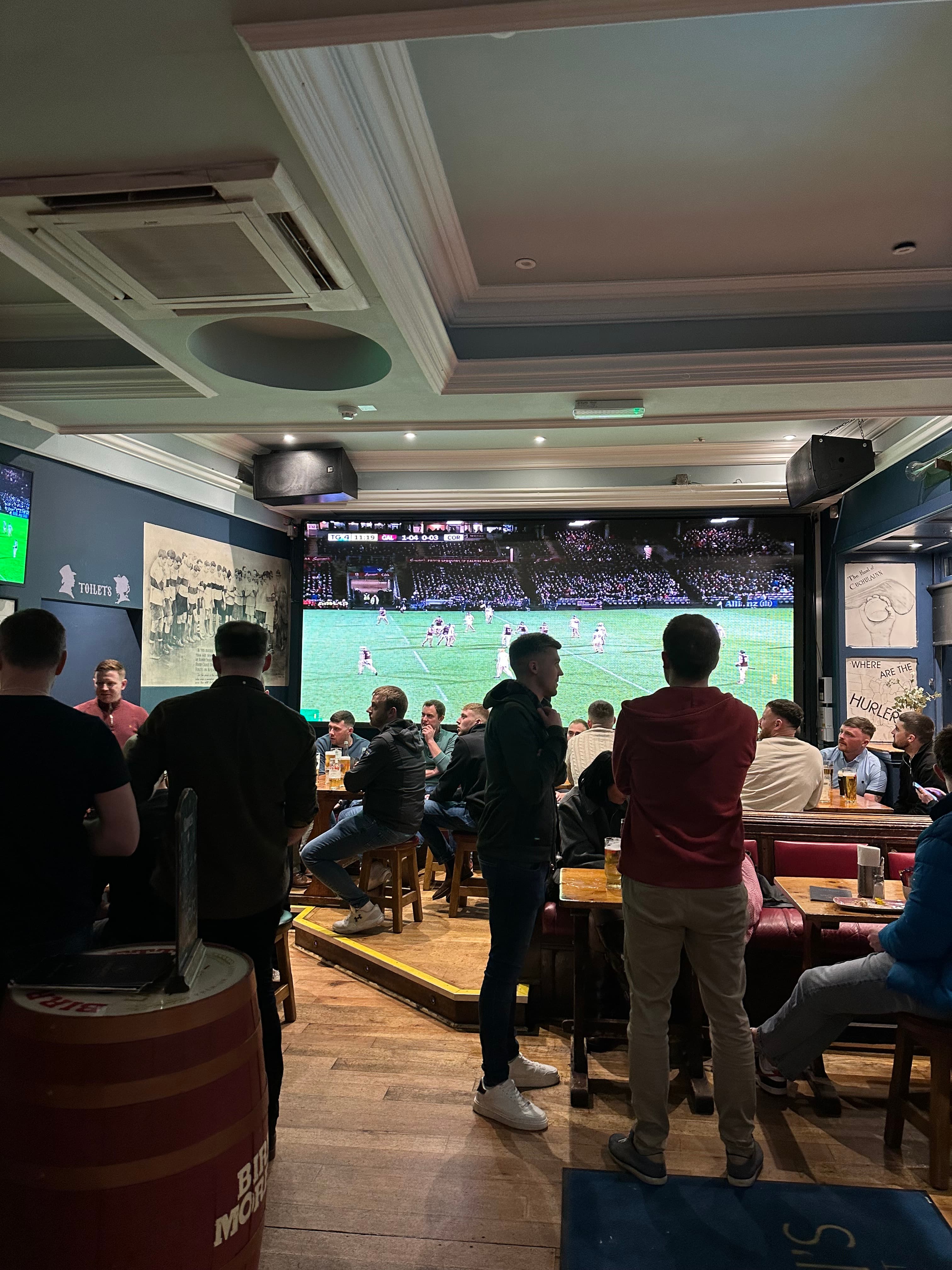 14ft LED screen at Lanigan's Bar, Kilkenny